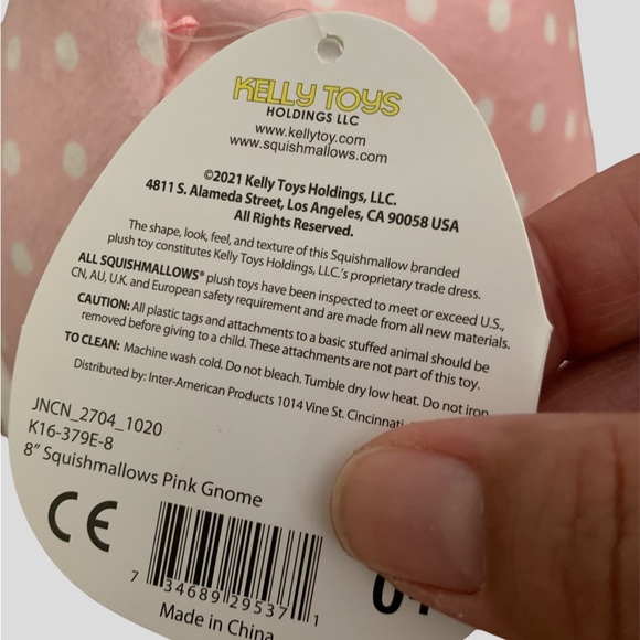 Perfect Springtime New with tags Poppy the Gnome 8in Squishmallows made 10/2020 - Picture 6 of 10